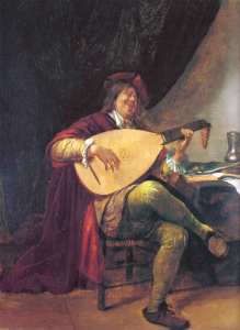 Jan Steen, Zelfportret met luit