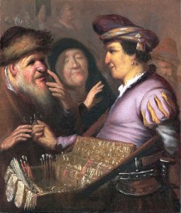 Rembrandt, De brillenverkoper